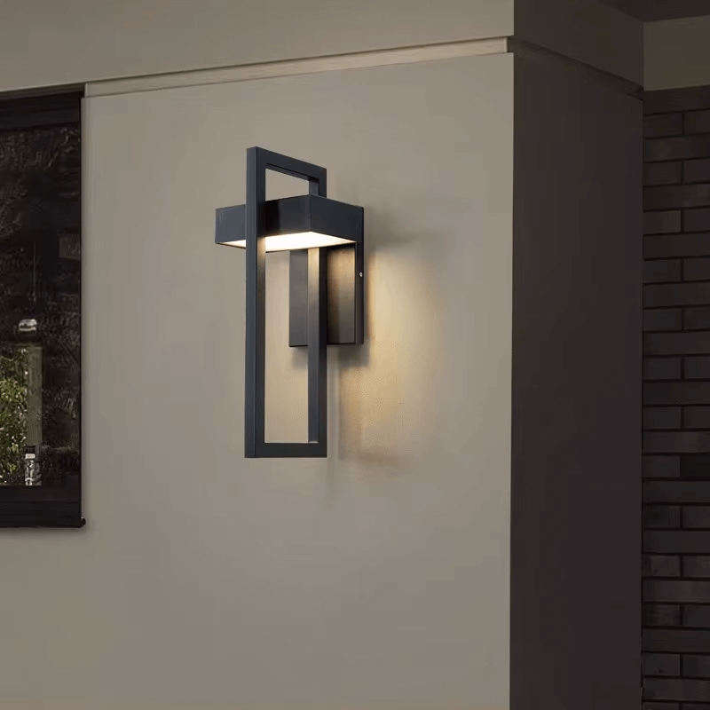 Lámpara de pared exterior arquitectónica