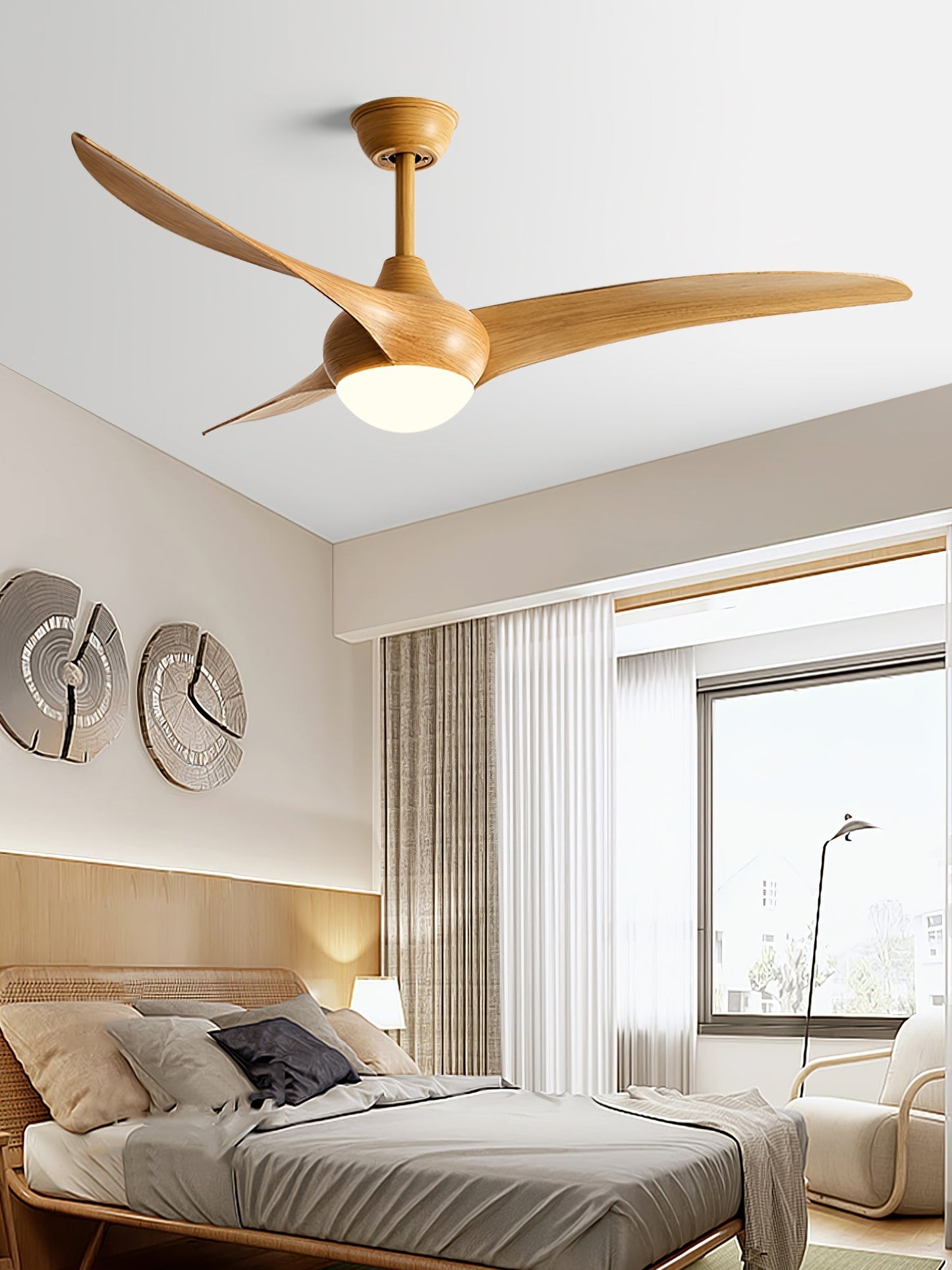 Luz de ventilador de techo LED tradicional