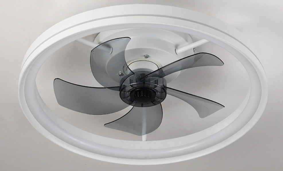 Ventilador de techo inteligente con luz LED y control remoto
