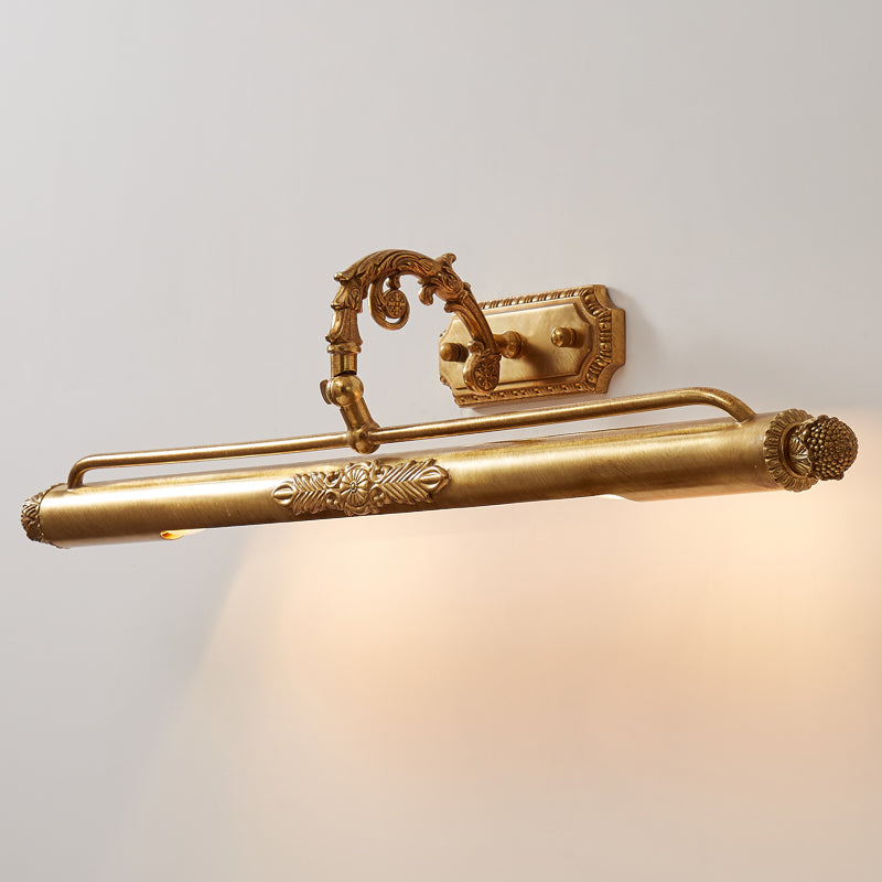 Aplique de pared de latón ornamentado para cuadros