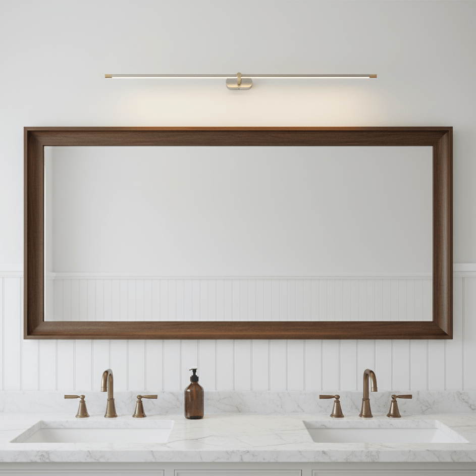Aplique de pared minimalista de aluminio para cuadros Arvenna