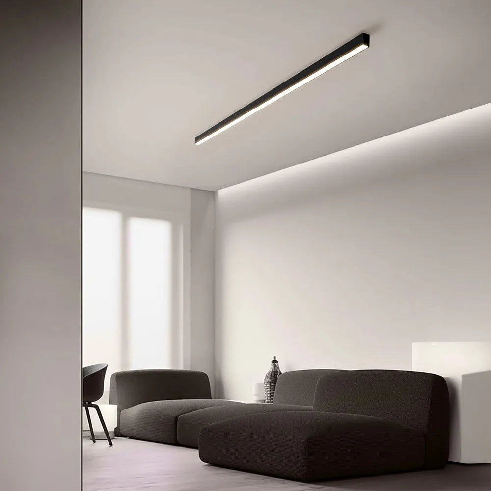 Luz de techo lineal LED minimalista