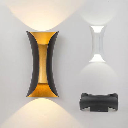 Lámpara de pared LED impermeable para exteriores