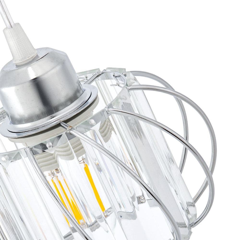 Lámpara colgante de vidrio Globo Nórdico