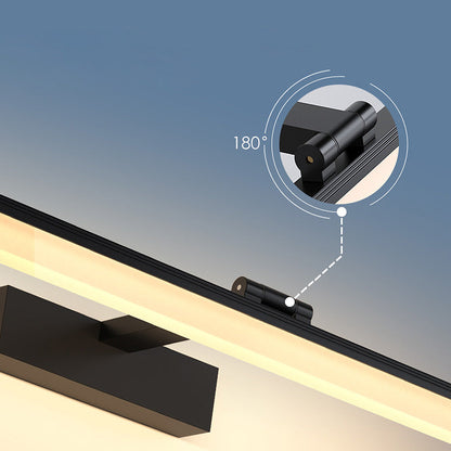 Luz Espejo Negra Elegante