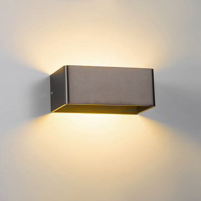 Luz de pared en forma de cubo