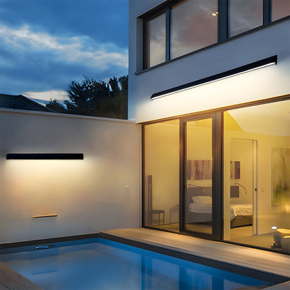 Luz de pared LED para jardín con tira impermeable para exteriores