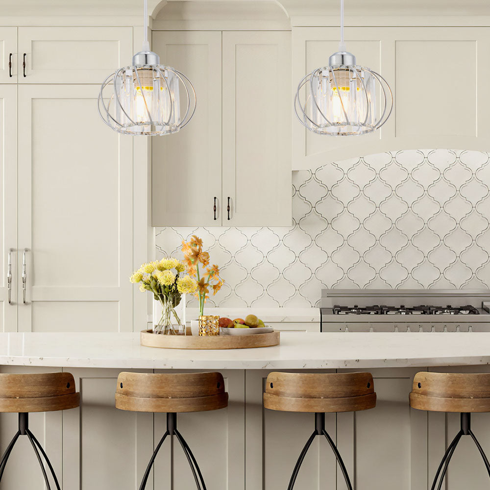 Lámpara colgante de vidrio Globo Nórdico