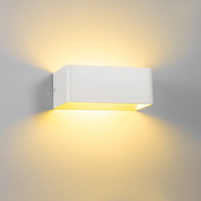 Luz de pared en forma de cubo