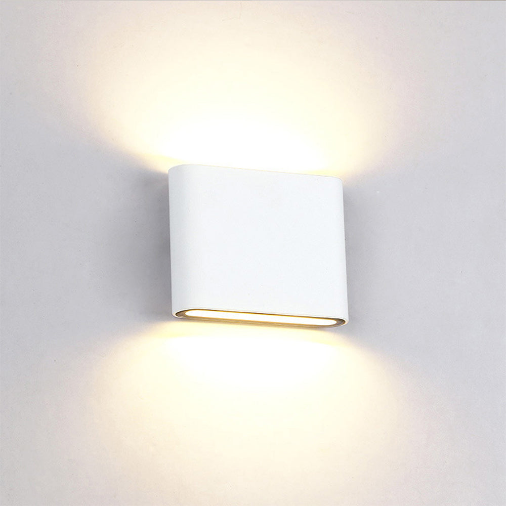 Luz exterior moderna impermeable de arriba hacia abajo