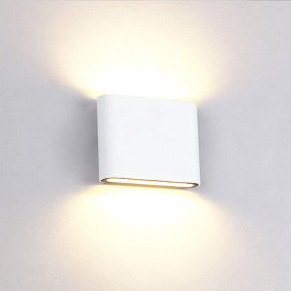 Luz exterior moderna impermeable de arriba hacia abajo