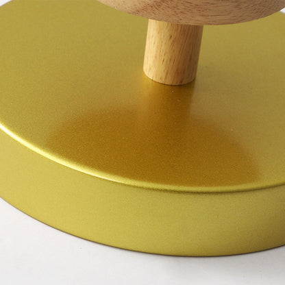 Lámpara de techo redonda de hierro con luz LED