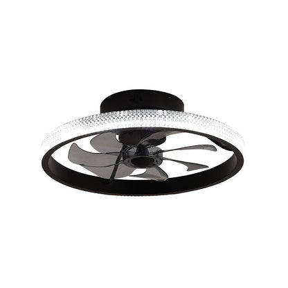 Ventilador de techo inteligente con luz LED y control remoto
