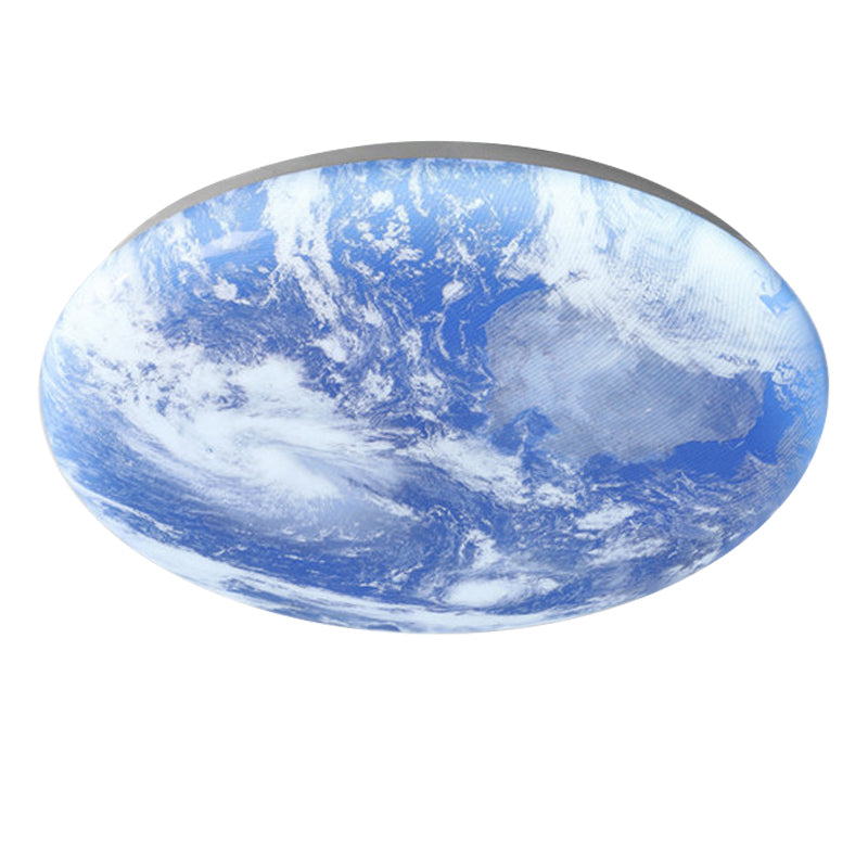 Lámpara de techo Art Decó inspirada en la luna