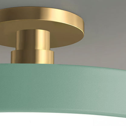 Lámpara de techo redonda y elegante con luz LED