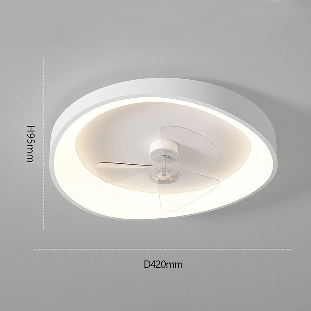 Luz de ventilador de techo LED moderna