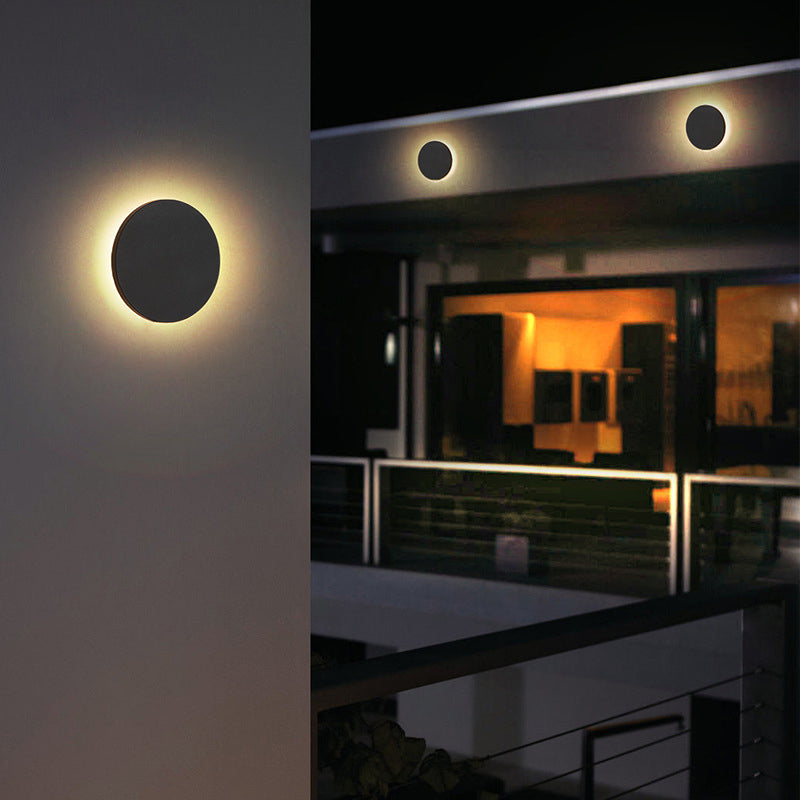 Luz de pared exterior LED geométrica moderna