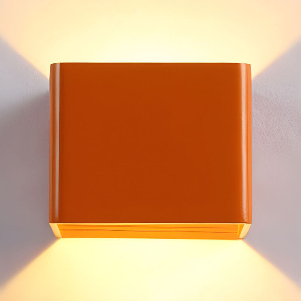 Luz de pared en forma de cubo