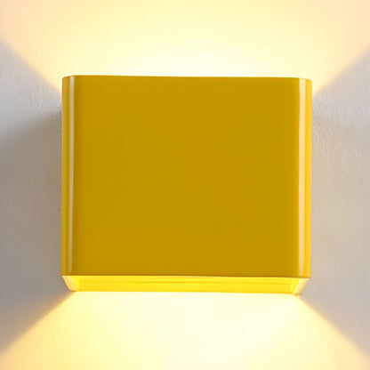 Luz de pared en forma de cubo
