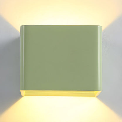 Luz de pared en forma de cubo