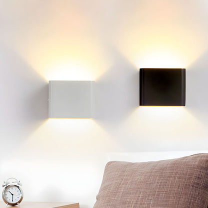 Luz de pared en forma de cubo