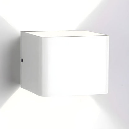 Luz de pared en forma de cubo