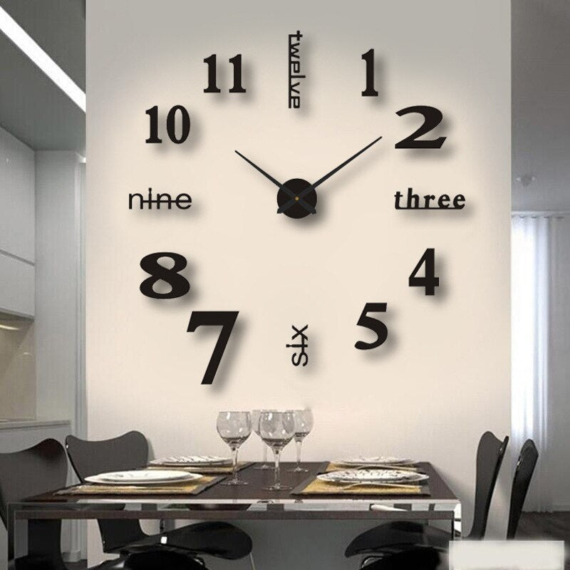 Reloj de Pared Único de Diseñador – La Creatividad se Encuentra con la Medición del Tiempo