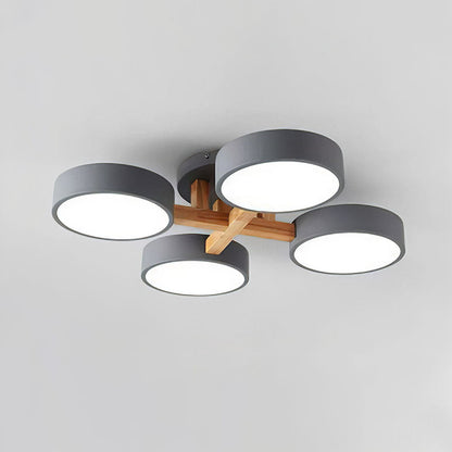 Lámpara de dormitorio moderna empotrada