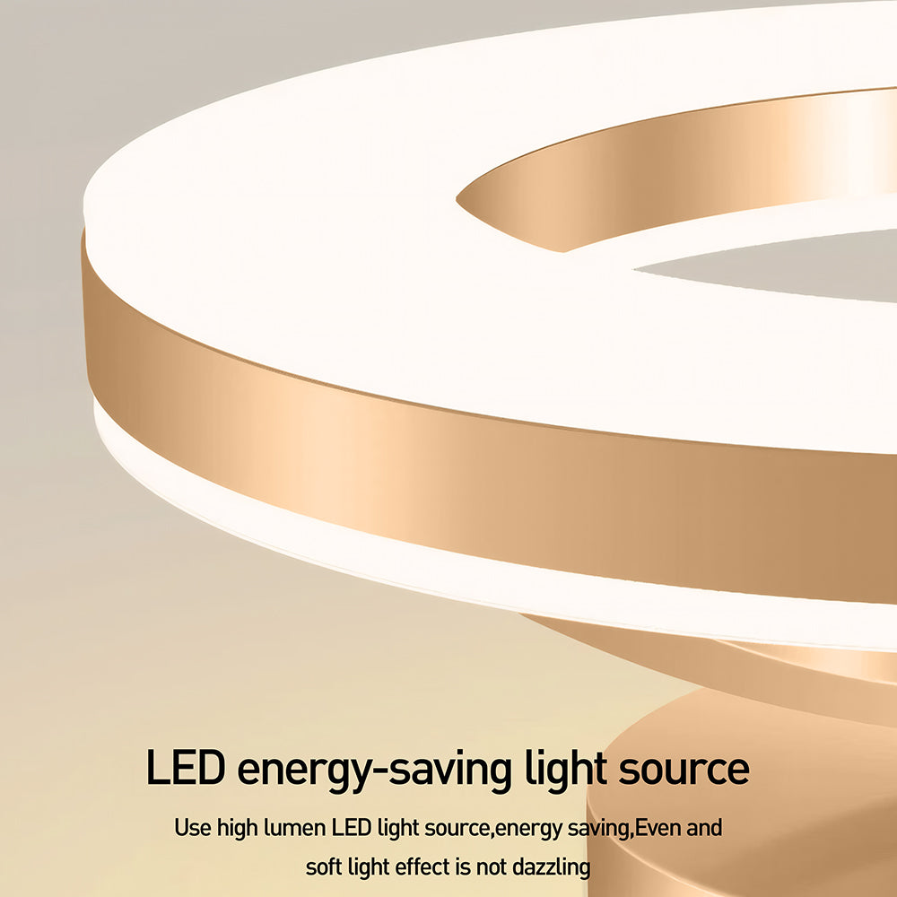 Panel de Iluminación Dorado Elegante