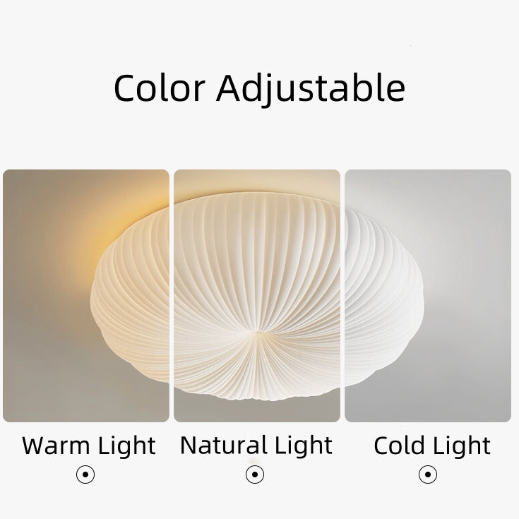 Lámpara de techo moderna de calabaza