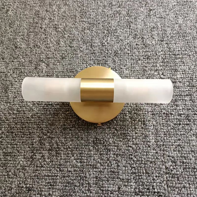 Lámpara de pared LED dorada moderna