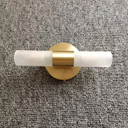 Lámpara de pared LED dorada moderna