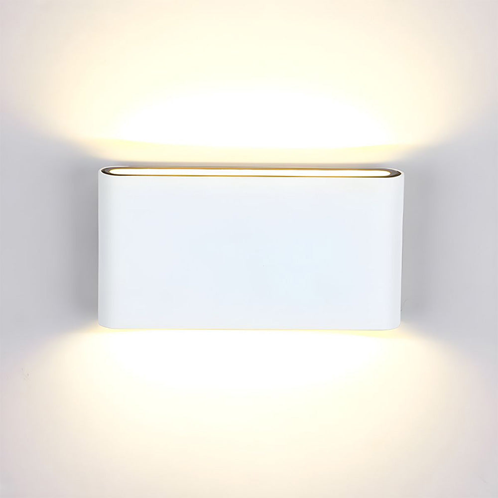 Luz exterior moderna impermeable de arriba hacia abajo