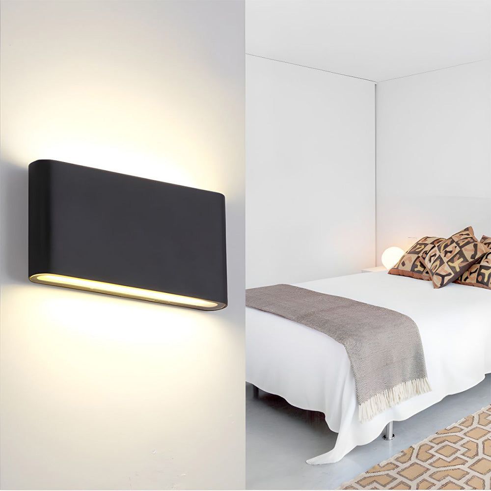 Luz exterior moderna impermeable de arriba hacia abajo