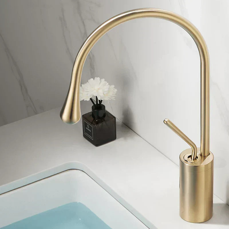 Grifo elegante para lavabo – Diseño moderno y artesanía de alta calidad