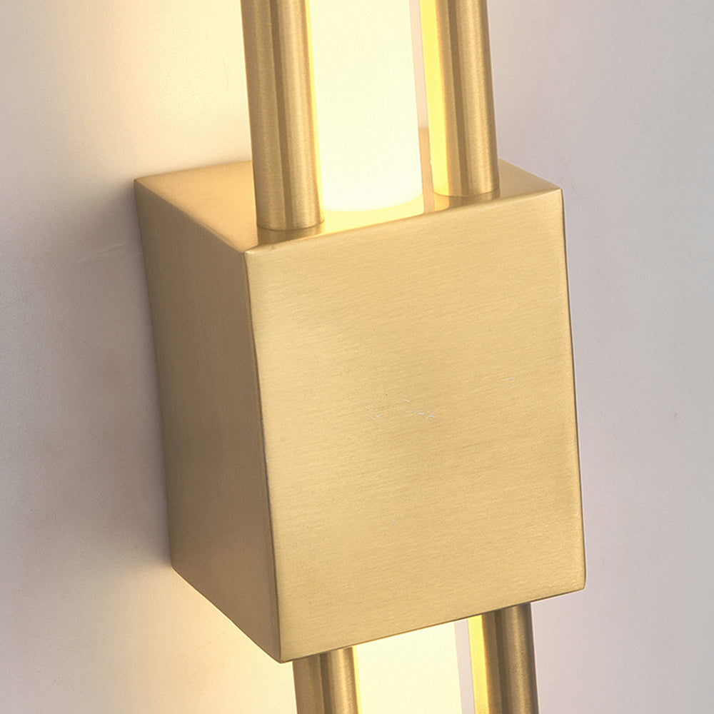 Aplique de pared vertical moderno con luz LED