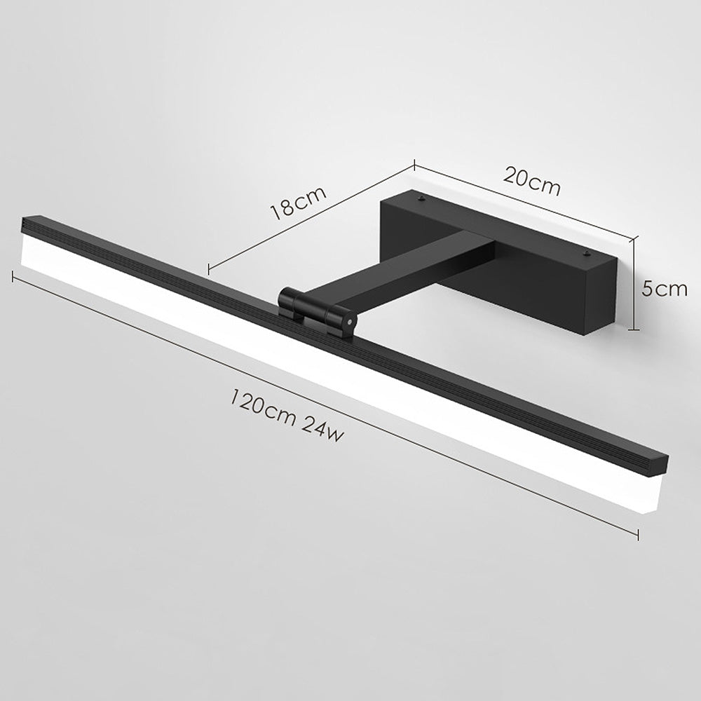 Luz Espejo Negra Elegante