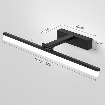 Luz Espejo Negra Elegante