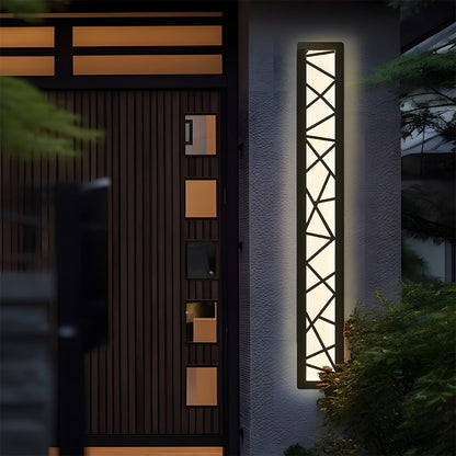 Luz de pared exterior impermeable con LED