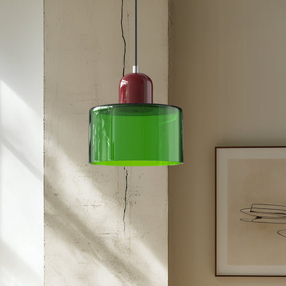 Lámpara colgante de vidrio elegante