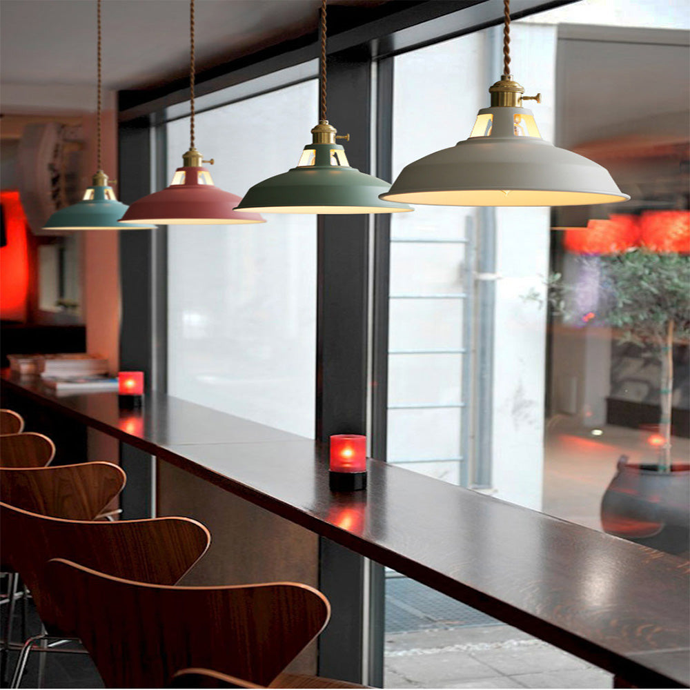 Lámpara colgante de cocina colorida