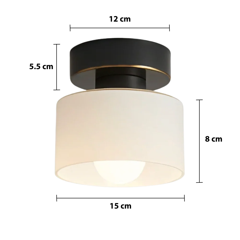 Foco de techo moderno diseño Bauhaus