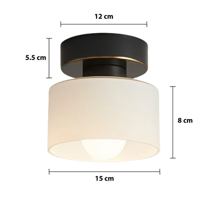 Foco de techo moderno diseño Bauhaus