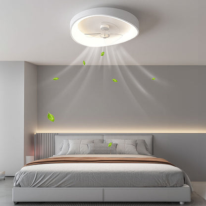 Luz de ventilador de techo LED moderna