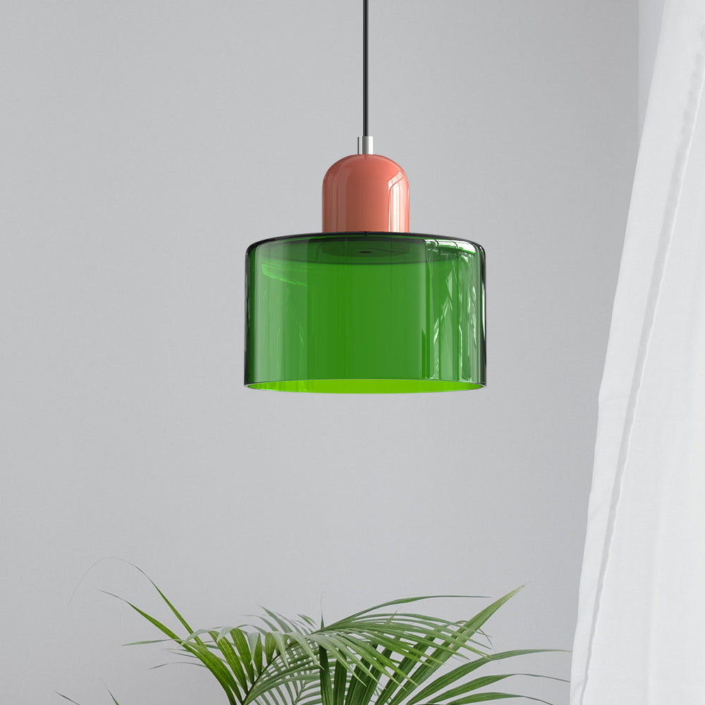 Lámpara colgante de vidrio elegante