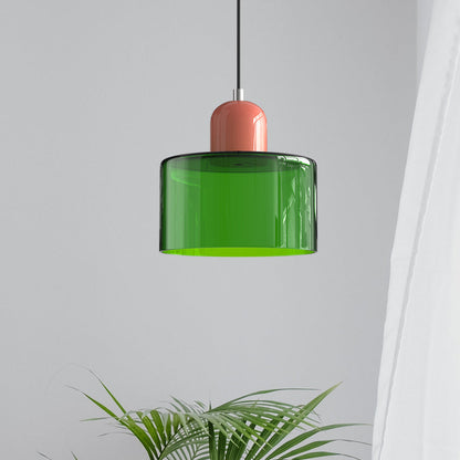 Lámpara colgante de vidrio elegante