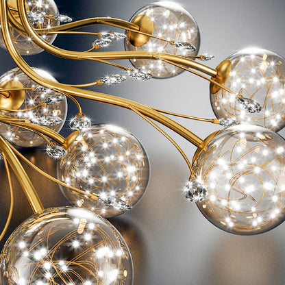 Lámpara de techo escandinava con luz LED