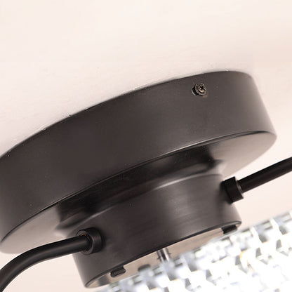 Ventilador de techo inteligente con luz LED y control remoto