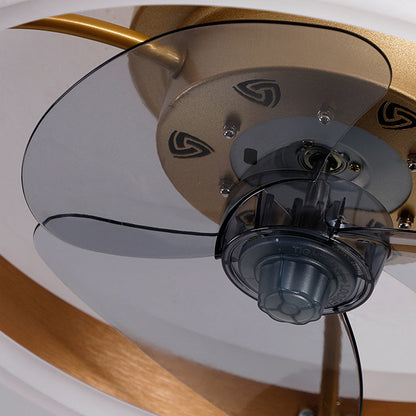 Ventilador de techo empotrado con luz LED