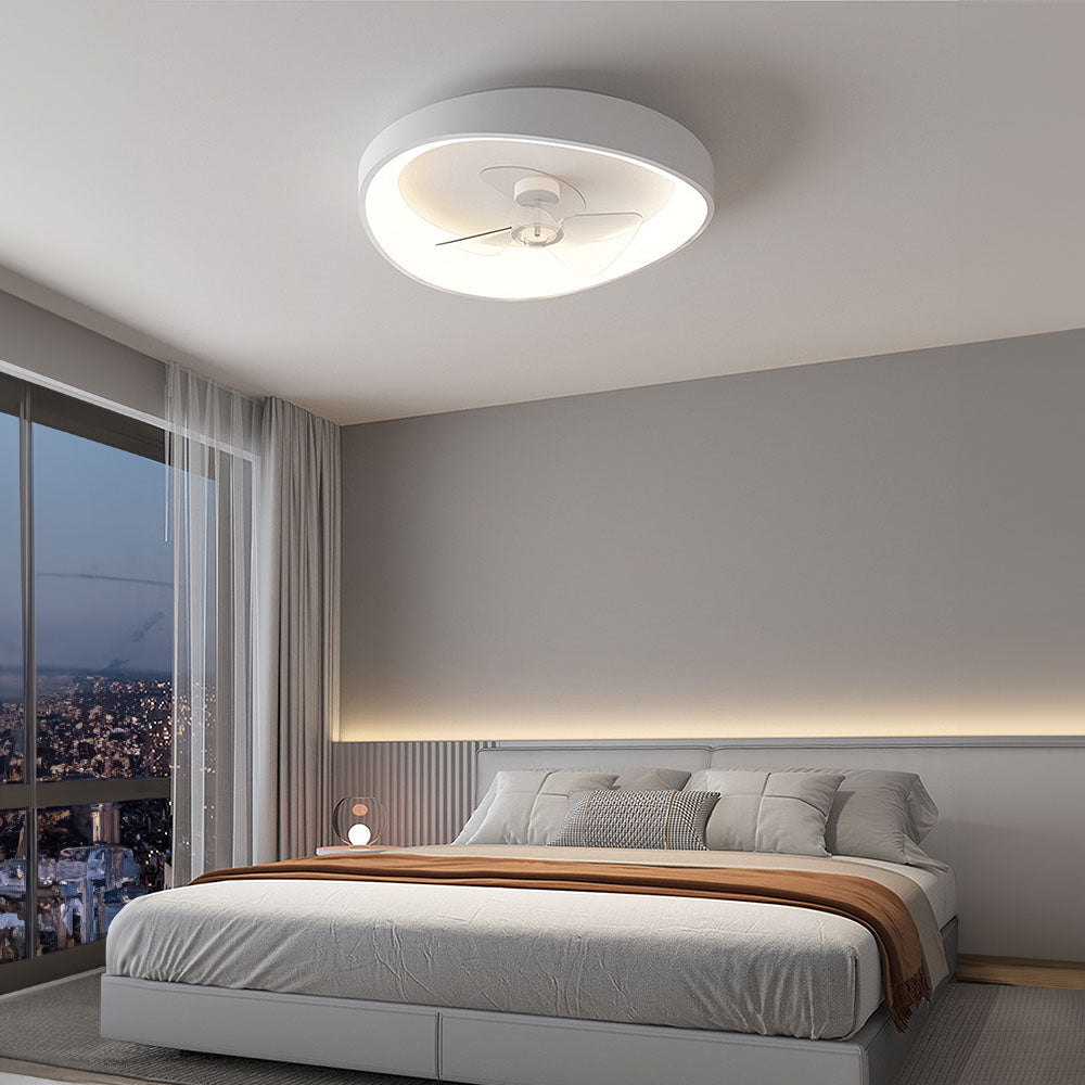 Luz de ventilador de techo LED moderna